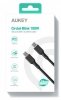 AUKEY CB-SCC101 kabel USB-C - USB-C 1m 100W PD 5A 20V silikonowy czarny
